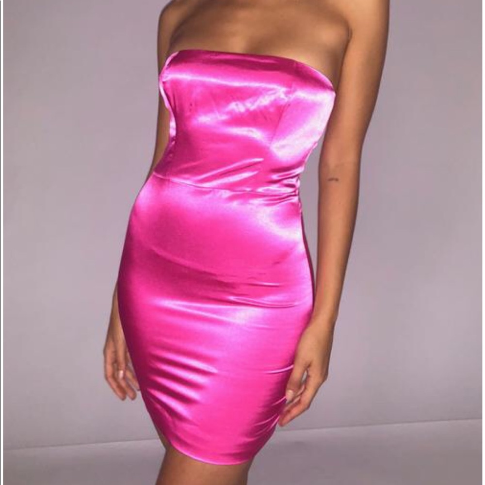 Satin Mini Dress